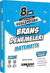 Ankara Yayıncılık 8. Sınıf Güçlendiren Matematik Branş Denemeleri