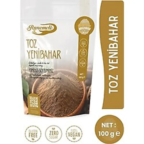 Annemeli Toz Yenibahar 100 Gr - İnce Öğütülmüş Yenibahar Baharatı, Dolma, Sarma, Köfte Ve Yemekler İçin