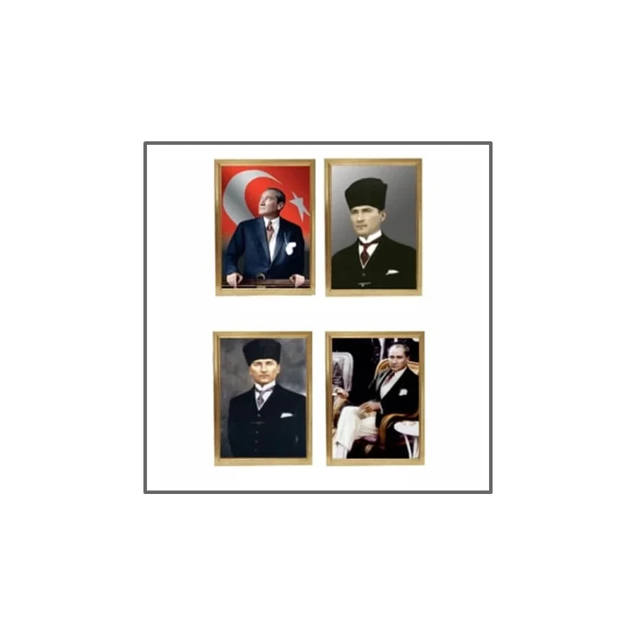 Ant Atatürk Portresi 35X50 Özel Çerçeve - 1 adet