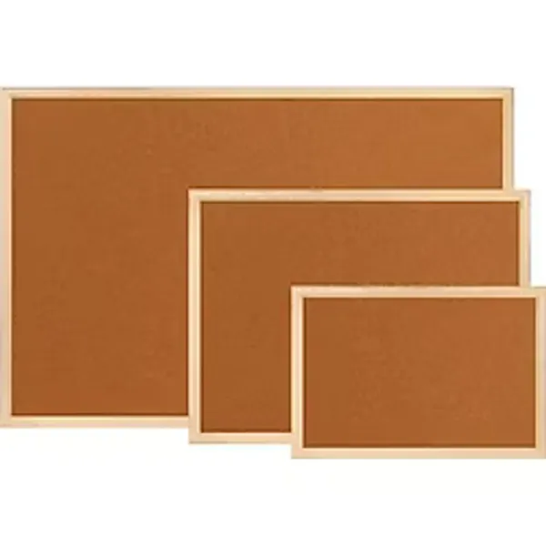 ANT YAZI 60x90 Ahşap Çerçeve Mantar Pano