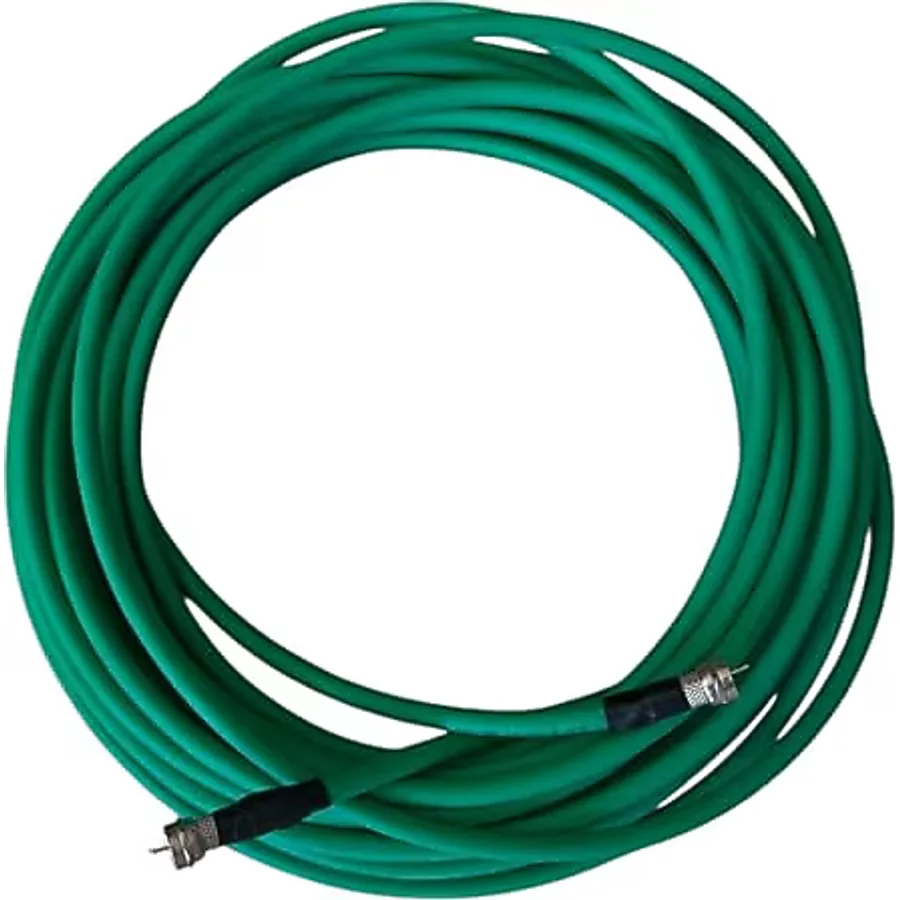 Anten TV Çanak Uydu LNB Kablosu, F Konnektörlü, 1-50 Metre, Yeşil (50 METRE)