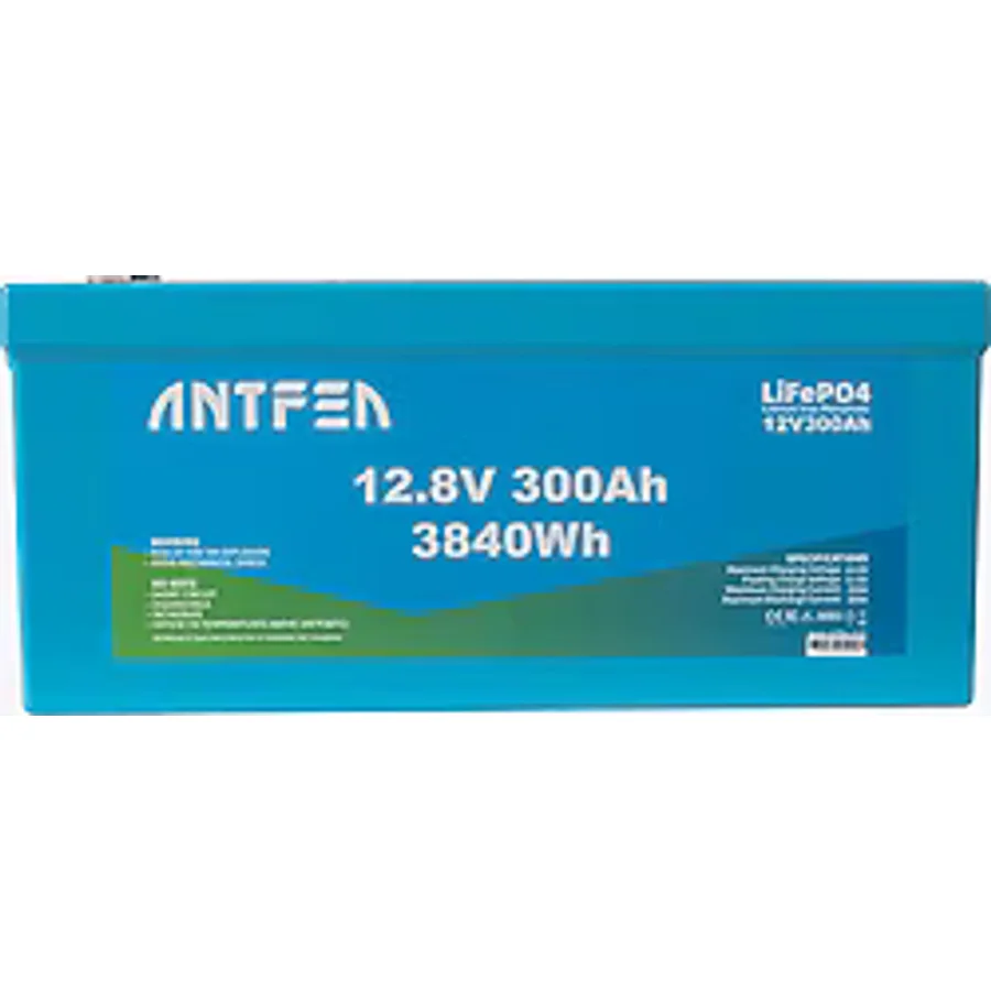 Antfea 12.8 V 300 Ah LiFePO4 Lityum Akıllı Solar Akü