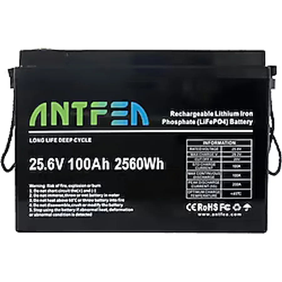Antfea 24V100Ah ABS Lityum Akü LiFePo4