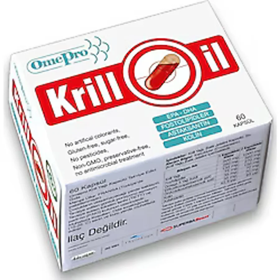 Anti Omepro Krill Yağı 60 Kapsül