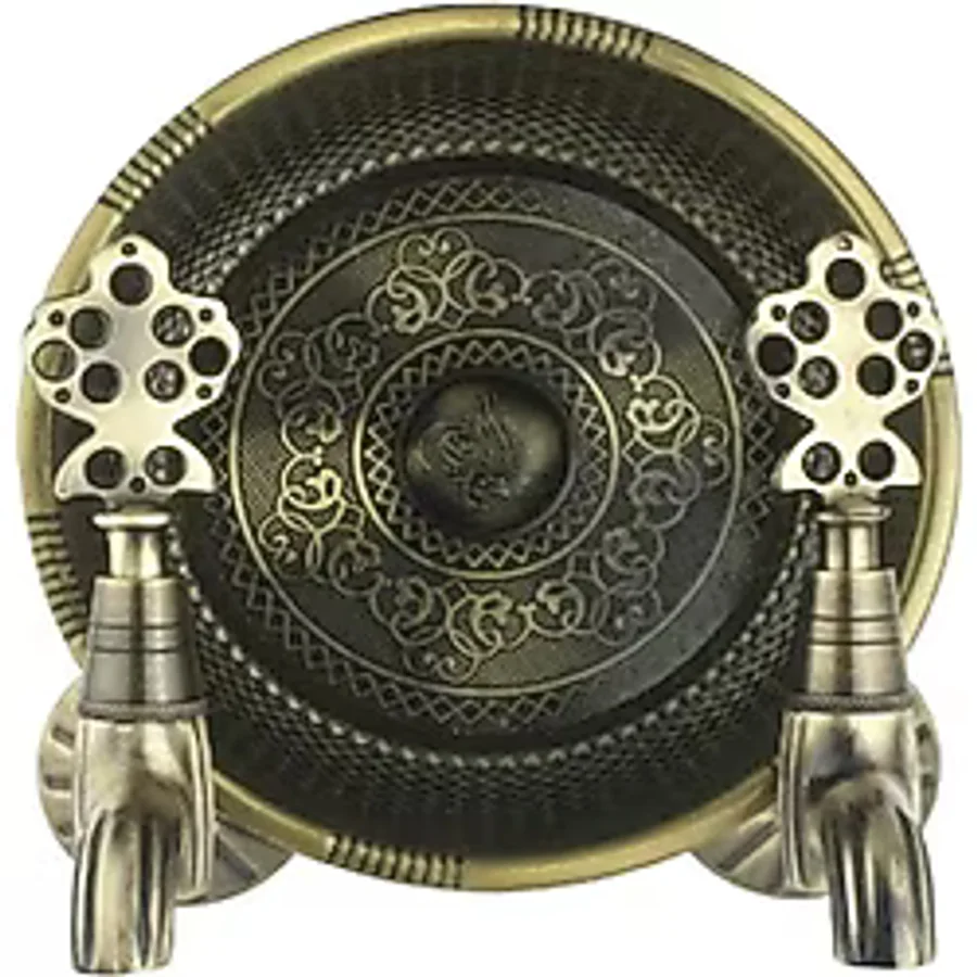Antik Kurna Musluğu Ve Hamam Tası Üçlü Set Hamam Tası Kurna Musluğu Komple Pirinç