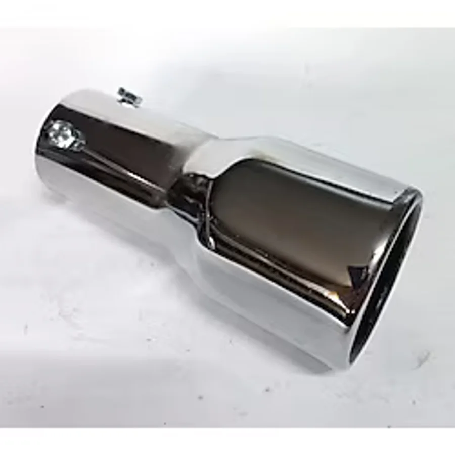 Antipas İc Kaplamali Islik Sesli 50 Mm Nikelaj Tekli Egzoz Eksoz Ucu
