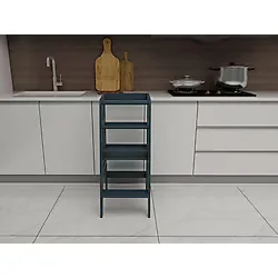 Antrasit Ahşap Çocuk Öğrenme-Etkinlik Kulesi