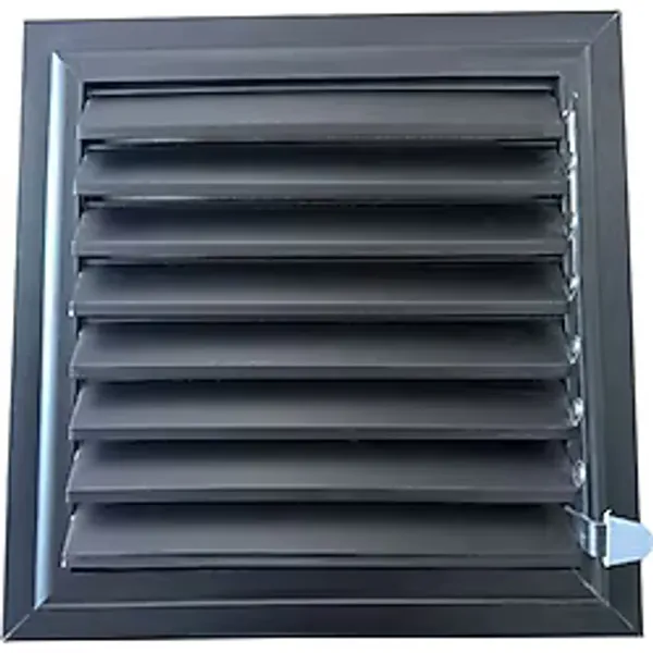 Antrasit Gri Alüminyum 45x45 cm Menfez Banyo Havalandırma Menfezi