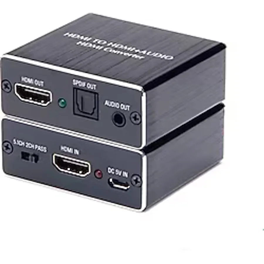 Anunnaki Hdmı + Audio Out Ayırıcı Extractor Converter Spdıf Toslink Optik 3.5Mm Ses Çıkışlı 4K