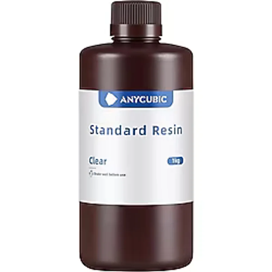 Anycubic 1kg Şeffaf Standart UV Reçine Yüksek Baskı Kalitesi ile 3D Yazıcılara Uyumlu