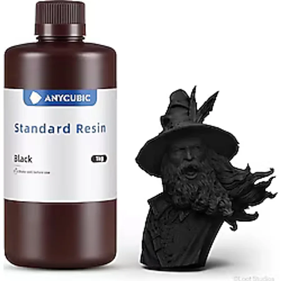 Anycubic Standart Uv Reçine 1kg Siyah