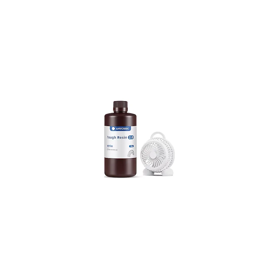 Anycubic Uv Tough(Sert Esnek) Reçine 2.0 1kg Beyaz - 1 adet
