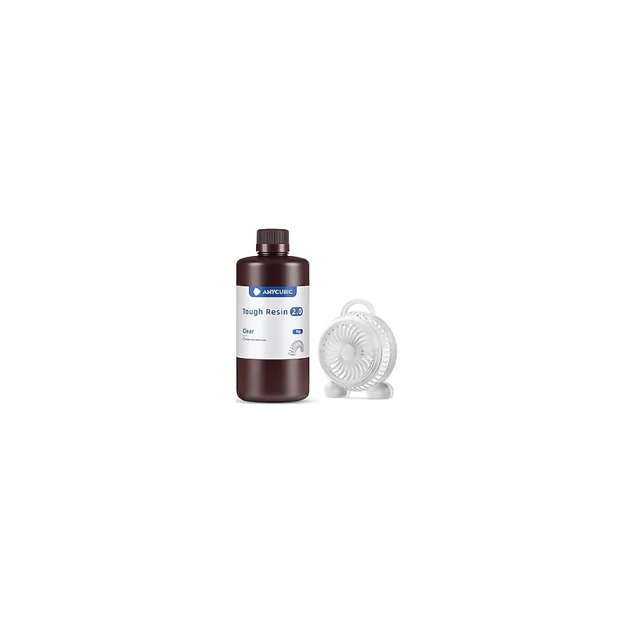 Anycubic Uv Tough(Sert Esnek) Reçine 2.0 1kg Şeffaf - 1 adet