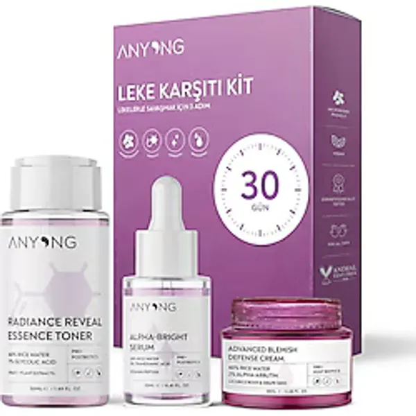 Anyong Even Skin Tone Leke Karşıtı Cilt Bakım Seti