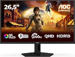 AOC Q27G41ZDF 26.5" 0.03 ms 2K 240 Hz OLED Oyuncu Monitörü