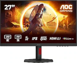 AOC U27G4R 27" 0.3 ms 4K 160 Hz - Full HD 320 Hz Pivot IPS Oyuncu Monitörü