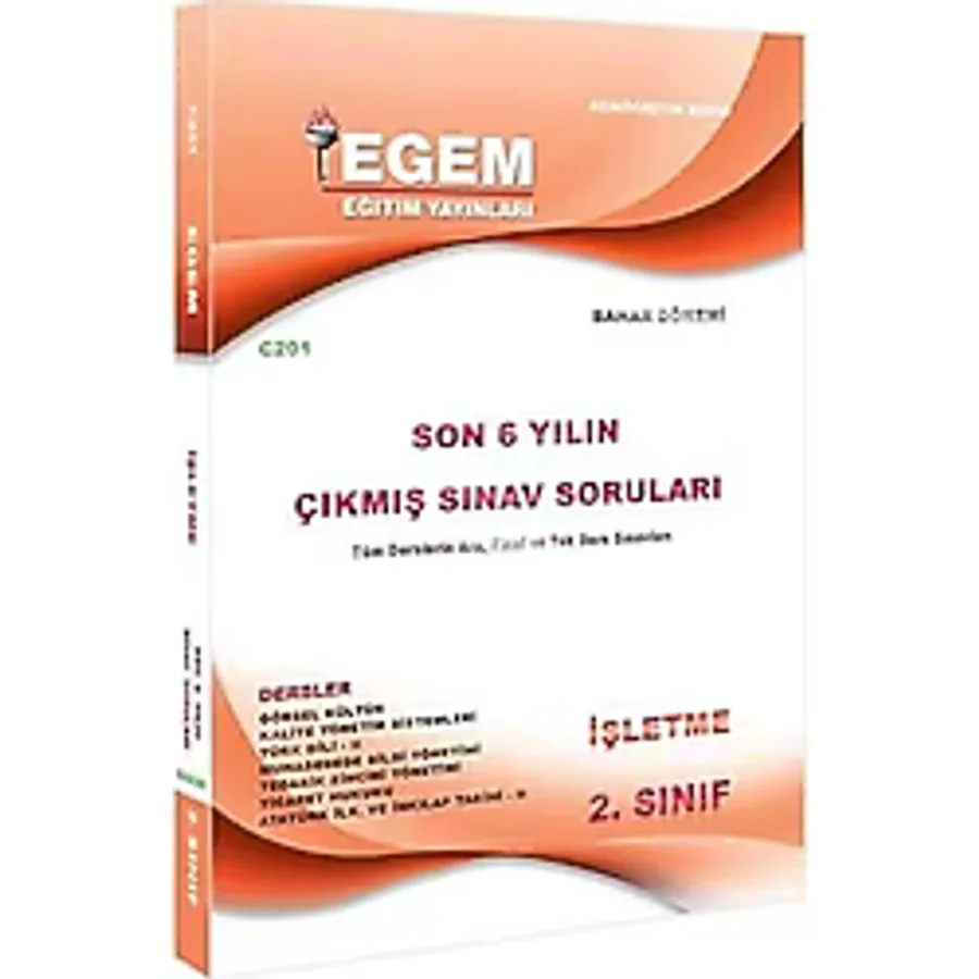 AÖF 2. Sınıf İşletme Bahar Dönemi Çıkmış Sınav Soruları 2012-2018 4.Yarıyıl