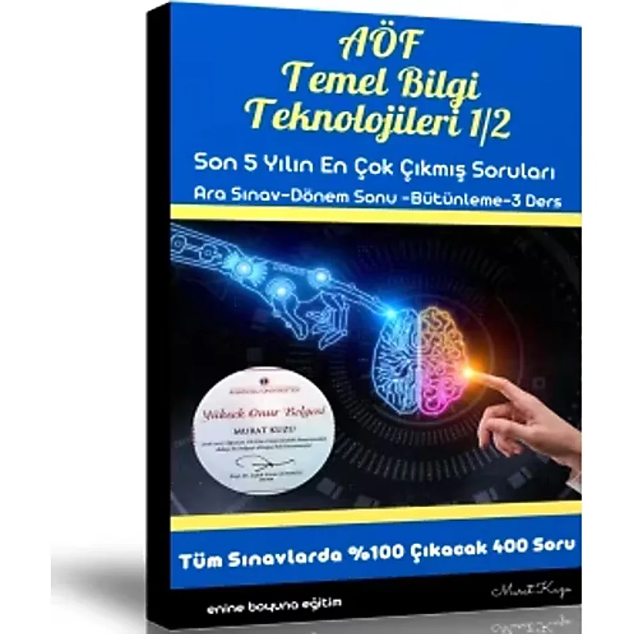 Aöf temel bilgi teknolojileri 1-2 (çıkmış ve çıkacak sorular)