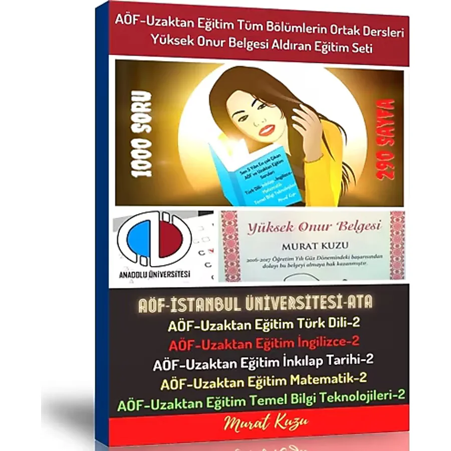 AÖF ve Uzaktan Eğitim Tüm Bölümlerin Ortak Dersleri