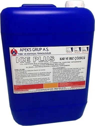 Apeks Ice Plus 10 lt Buz Çözücü Solüsyon
