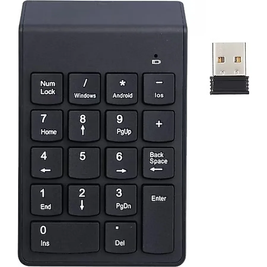 Apera TR-59 Süper İnce Kablosuz Keypad Klavye NumLock Numped