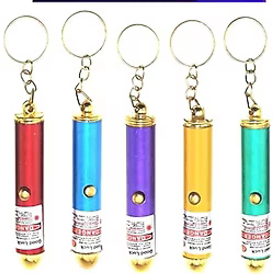 Apiko Shop Pilli Lazer, Pilli Kedi Lazer Oyuncağı 1 Adet - Renkli