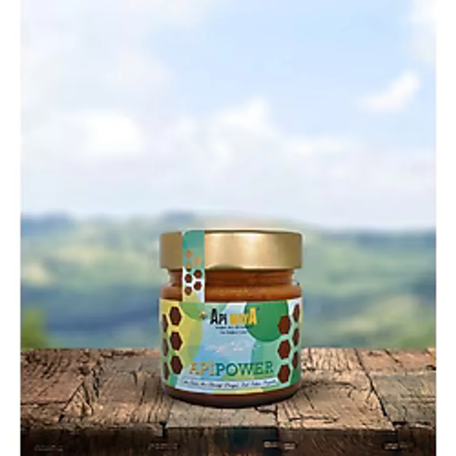 Apimaya ApiPower ; Ham Bal, Propolis, Taze Polen, Arı Sütü, Arı Ekmeği - Perga - 280 gr