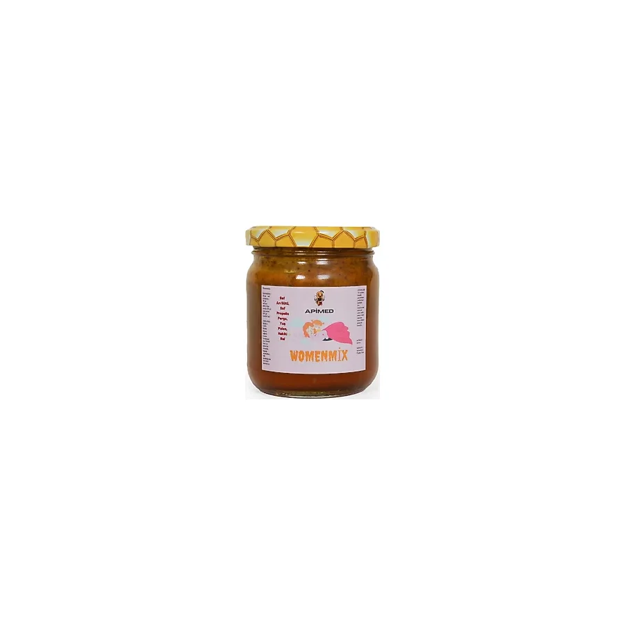 APİMED Arı Sütü Karışımı Arı Sütü+arı Ekmeği+propolis+yaş Polen+bal Womenmix Tahta Kaşık Hediyeli