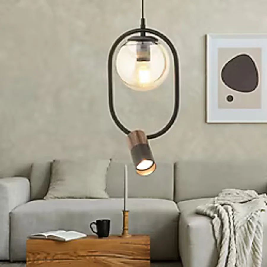 Apliqa Miraç Tekli Modern Sarkıt Oturma Odası Salon Sarkıt Avize