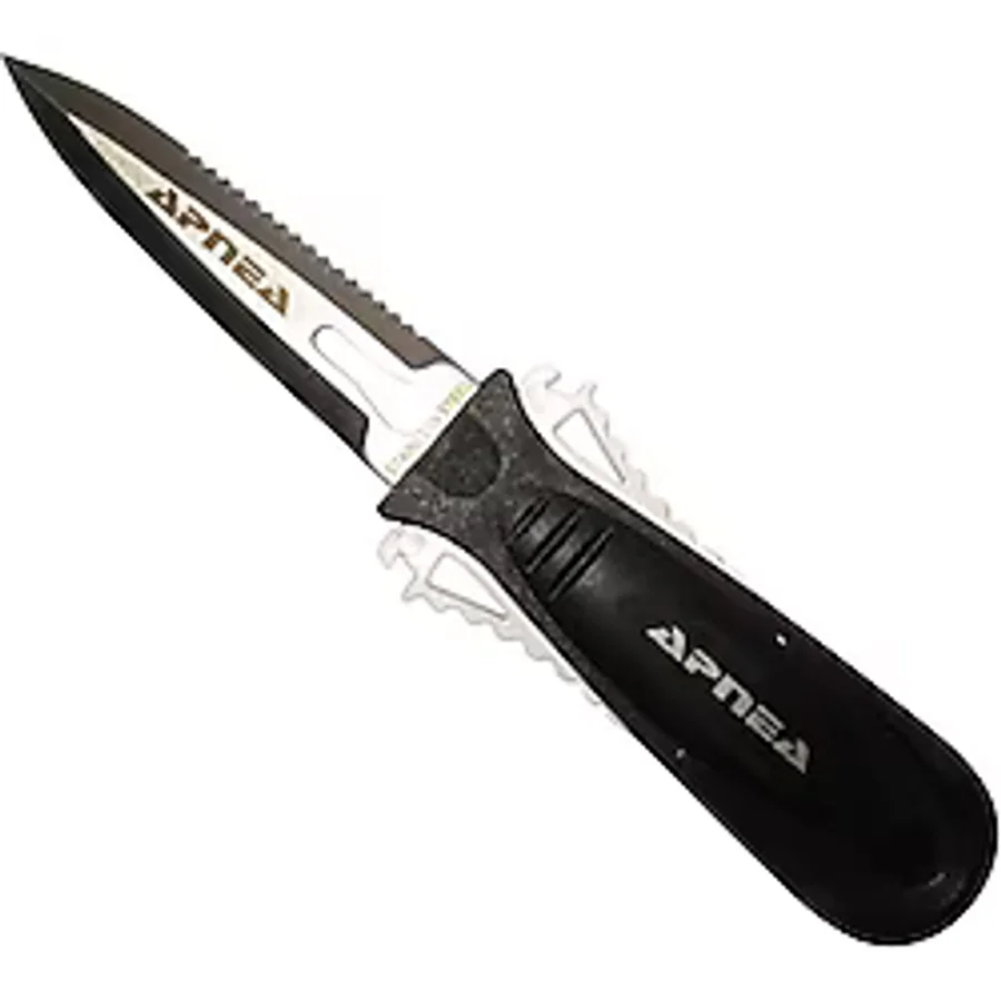 Apnea Attack 9cm Dalış Bıçağı Kol Bantlı Kakıçlı