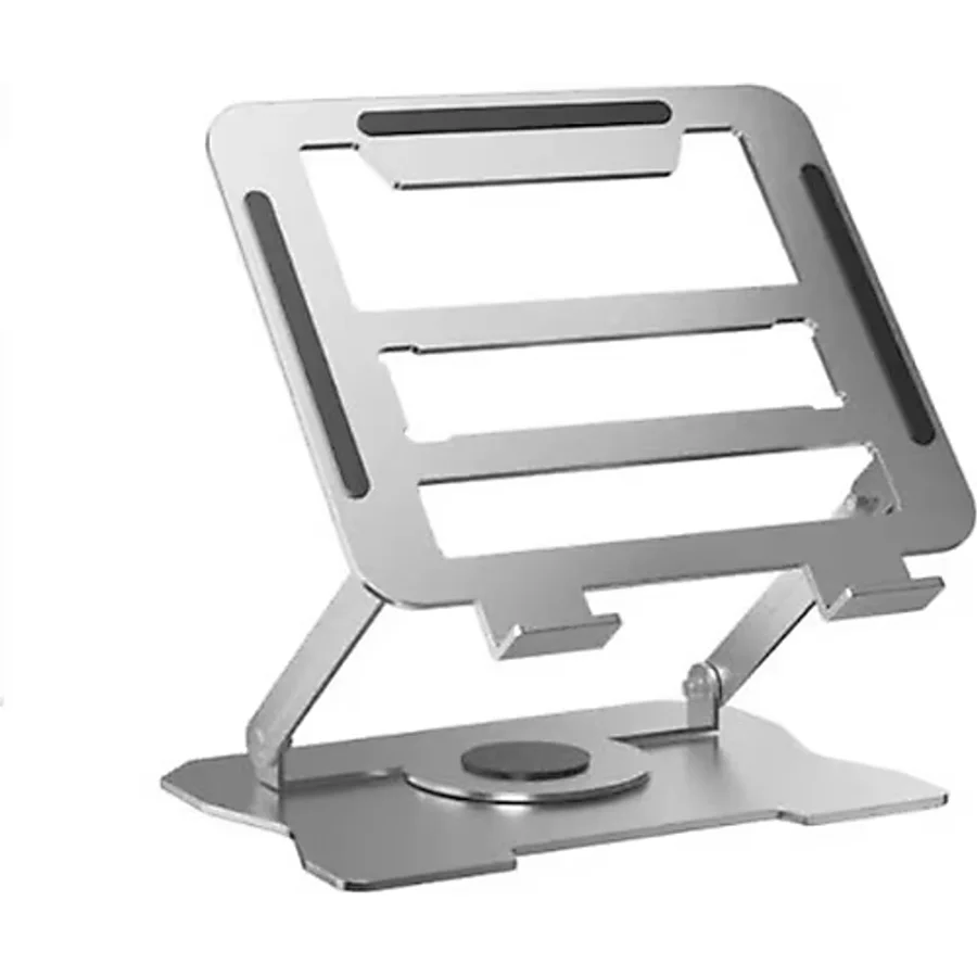 Appa 360 Derece Dönebilen Ayarlanabilir Çelik Laptop ve Taplet Standı SRF-3498 - Füme - 25x22