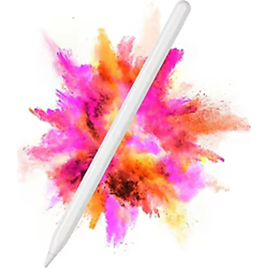 Apple iPad 11. Nesil (A16) 11 Inc (2025) Uyumlu Dokunmatik Stylus Kalem A3354 A3355 - Beyaz