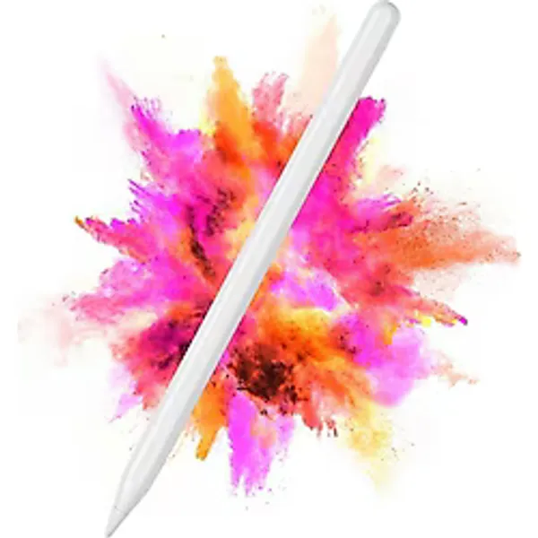 Apple iPad 8. Nesil (2020) 10.2 Uyumlu Dokunmatik Stylus Kalem A2270 A2428 A2429 A2430 - Beyaz