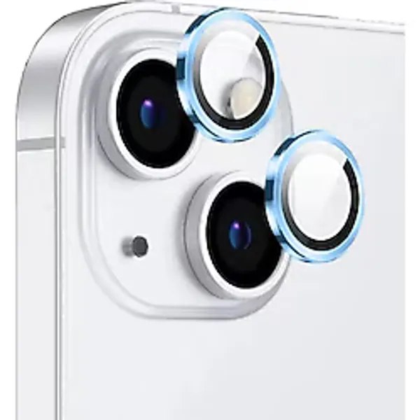 Apple İphone 15 Zore Cl-12 Premium Safir Parmak İzi Bırakmayan Anti-Reflective Kamera Lens Koruyucu