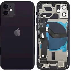 Apple Uyumlu iPhone 12 Kasa Kapak Dolu Beyaz