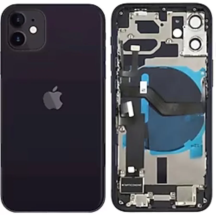 Apple Uyumlu iPhone 12 Kasa Kapak Dolu Mavi