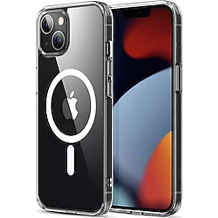 Apple Uyumlu iPhone 13 Kapak Magsafe Kablosuz Şarj Destekli Şeffaf Kapak seffaf