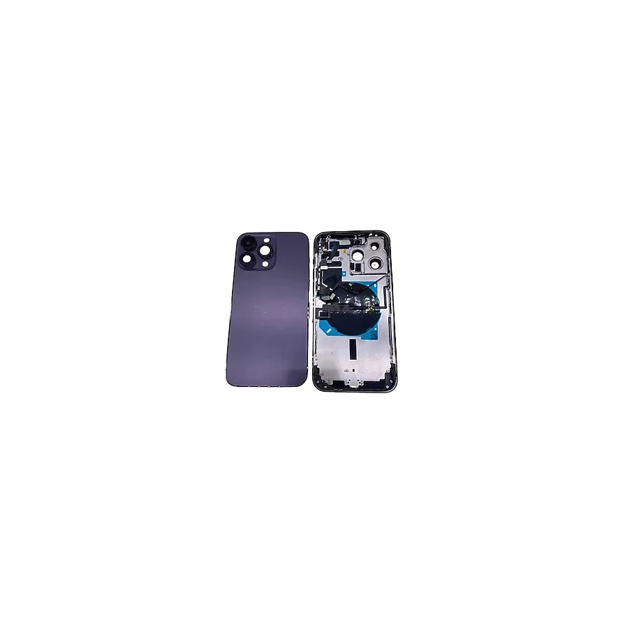 Apple Uyumlu iPhone 14 Pro Max Dolu Kasa Derin Mor