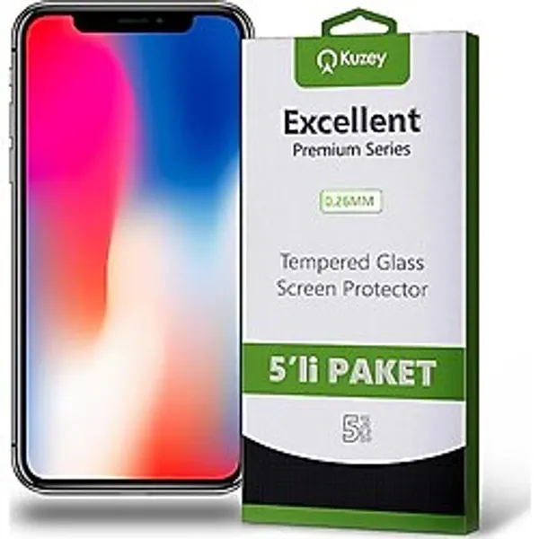 Apple Uyumlu iPhone X Ekran Koruyucu Cam 5 Adet (534061134) 20 Tl Fark Ile Apple Uyumlu iPhone Hızlı Şarj Kablosu