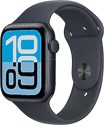 Apple Watch SE 3 GPS 44mm Gece Yarısı Alüminyum Kasa ve Gece Yarısı Spor Kordon Akıllı Saat