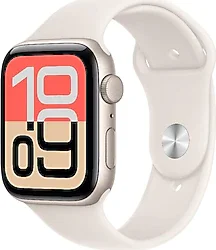 Apple Watch SE 3 GPS 44mm Yıldız Işığı Alüminyum Kasa ve Yıldız Işığı Spor Kordon Akıllı Saat