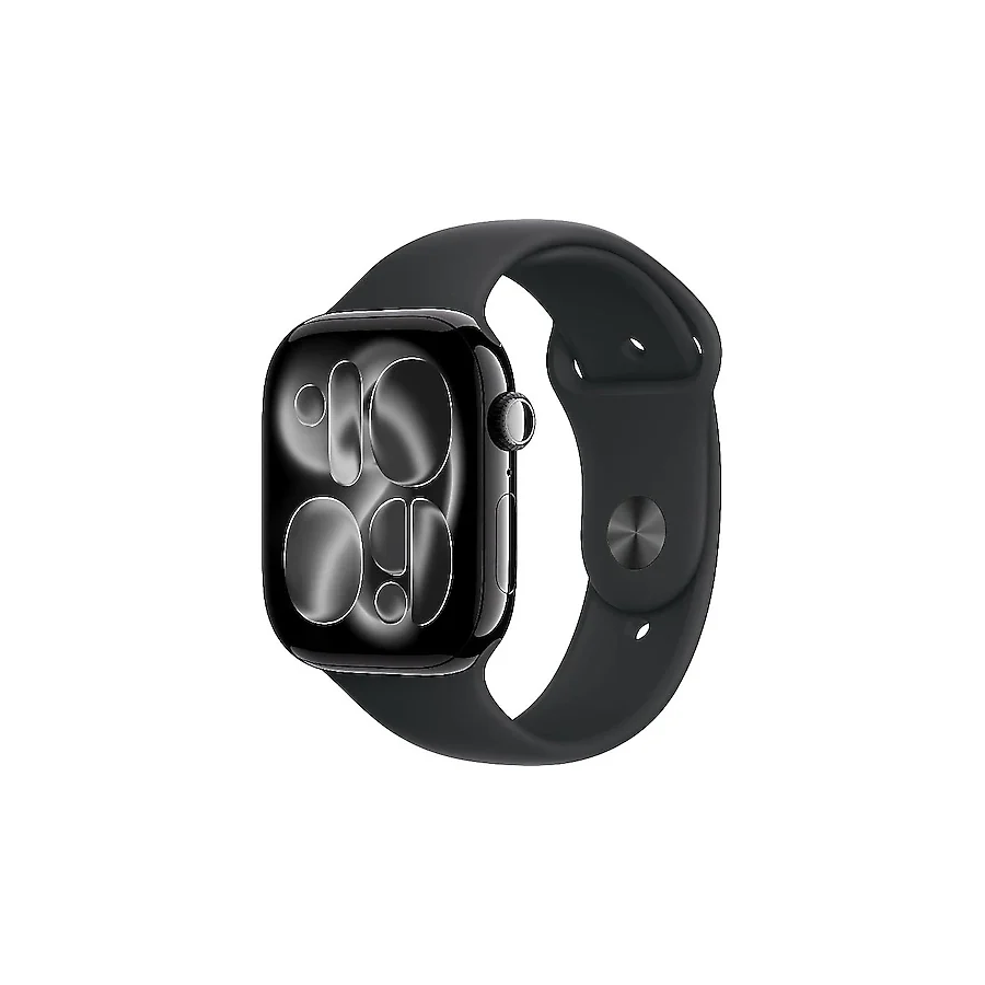 Apple Watch Series 11 GPS 46mm Simsiyah Alüminyum Kasa ve Siyah Spor Kordon Akıllı Saat