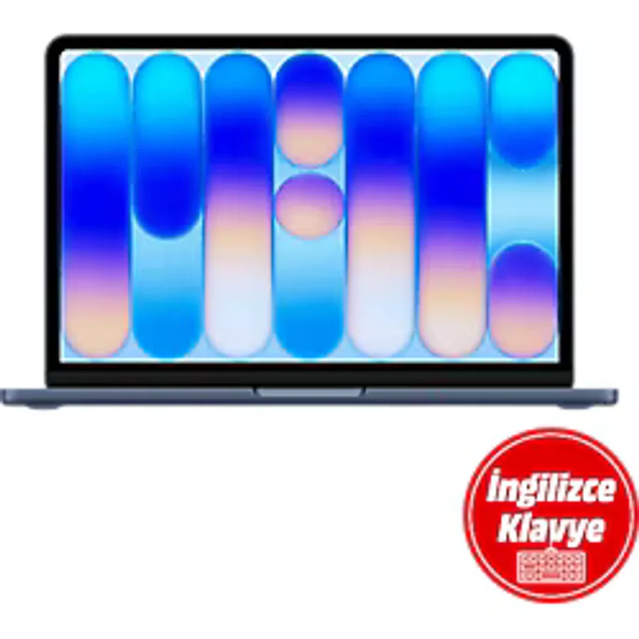 Apple Z1Ts0006V MacBook Neo İngilizce Klavye A18 Pro İşlemci 8GB RAM 256Gb SSD 13" Eng Indigo