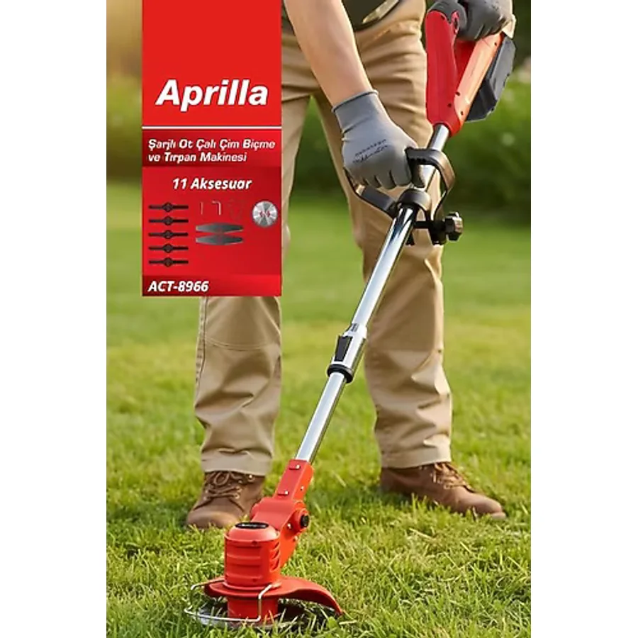 Aprilla Şarjlı Çalı Ve Çim Biçme Makinesi 8966
