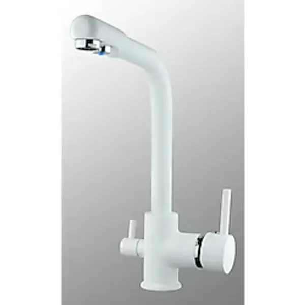 Aqua Bella 3 Yollu Arıtma Bataryası Beyaz Arıtma Musluğu