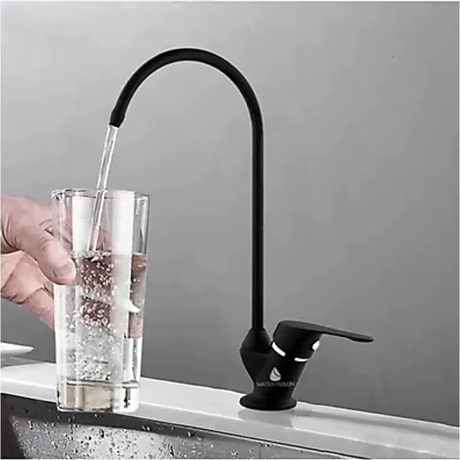 Aqua Bella Su Arıtma Cihazı İçin Lüks Avrupa Ankastre Musluk Siyah