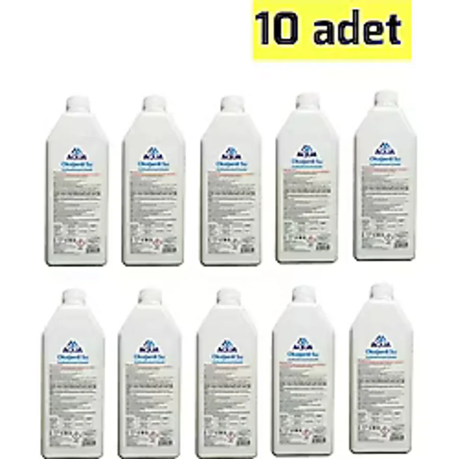 Aqua Hidrojen Peroksit %3-Oksijenli Su 1 L x 10 Adet