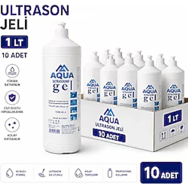 Aqua Med Aqua Ultrason Jeli 1000 ml 10 Adet