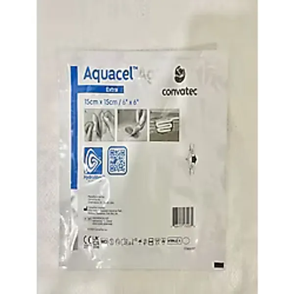 AQUACEL Ag 15x15 Cm Gümüşlü Hidrofiber Yara Örtüsü 1 ADET