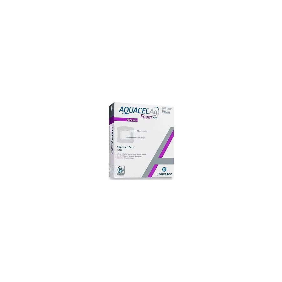 Aquacel Ag Foam 10x10 cm Gümüş Yara Bakım Örtüsü 1 Adet